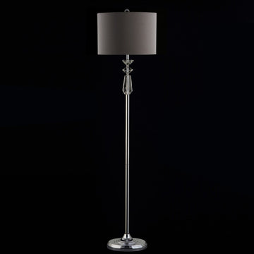 Layla 59.5" Crystal / Metal LED Floor Lamp - JONATHAN Y